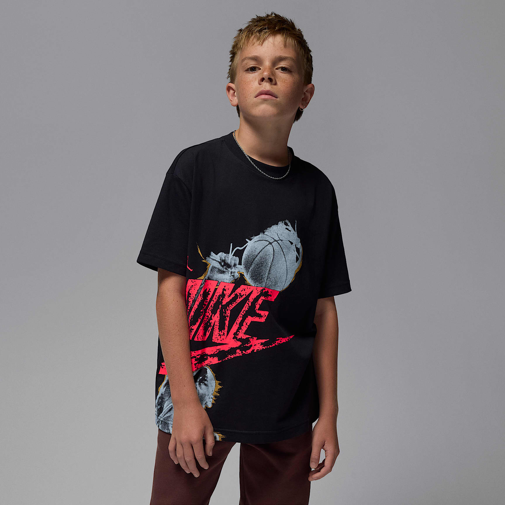80s NIKE AIR JORDAN リバーシブルTシャツ 青x黒 Jordan Big Kids' Reissue T-Shirt. Nike.com